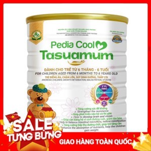 Sữa dinh dưỡng Pedia cool Tasuamum 900g (trẻ từ 6 tháng – 6 tuổi)