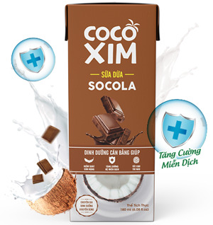 Sữa dừa chocola đen CoCoXim - 330ml