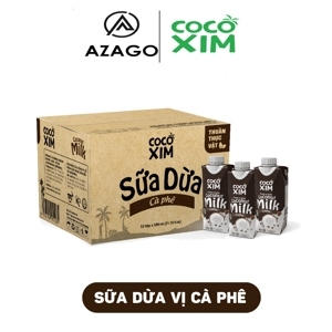 Sữa dừa nguyên chất CoCoXim - Thùng 12 hộp 330ml