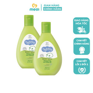 Sữa dưỡng ẩm toàn thân cho bé Bebble Body Milk 200ml