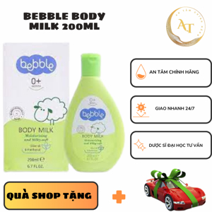 Sữa dưỡng ẩm toàn thân cho bé Bebble Body Milk 200ml