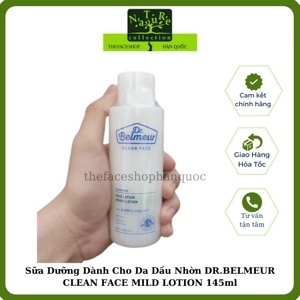 Sữa dưỡng da Dr.Belmeur Clean Face Mild Lotion 145ml