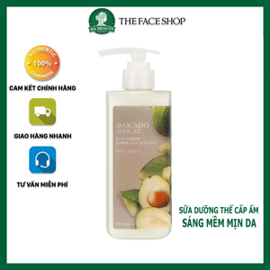 Sữa dưỡng thể cung cấp ẩm TheFaceShop Avocado Body Lotion 300ml