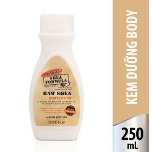 Sữa dưỡng thể giữ ẩm Bơ hạt mỡ Palmer’s Shea Formula Raw Shea Body Lotion 250ml