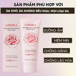 Sữa dưỡng thể hương hoa hồng Fresh Rose Body Lotion 200ml