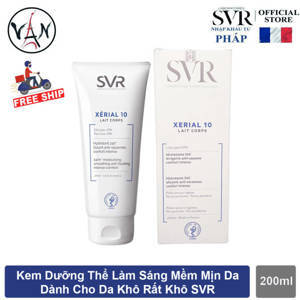 Sữa dưỡng thể và giữ ẩm dành cho da khô và rất khô SVR Xerial 10 Lait Corps