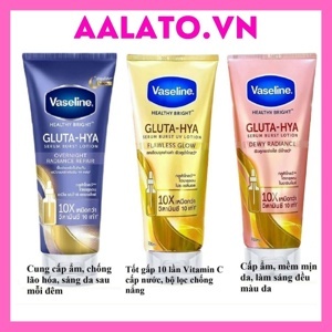 Sữa dưỡng thể Vaseline Gluta HYA Serum 10X Thái Lan 330g