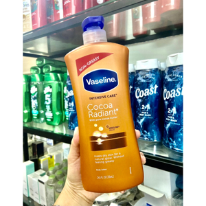 Sữa dưỡng thể Vaseline Total Moisture Cocoa Radiant Hương Cacao - 600ml