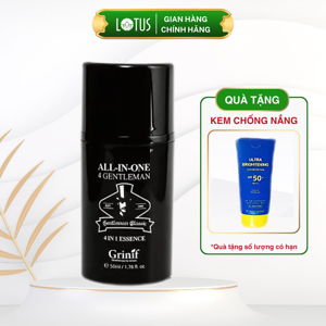 Sữa dưỡng trắng da 4 trong 1 cho quý ông Grinif All in One 4 Gentleman