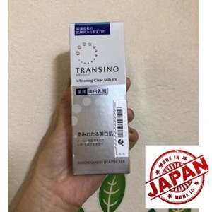 Sữa dưỡng trắng da trị nám Whitening Clear Milk Transino 120ml