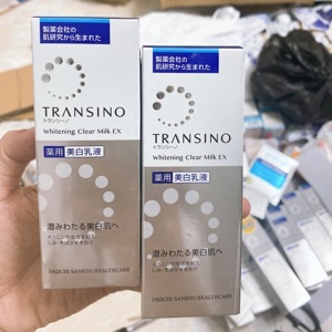 Sữa dưỡng trắng da trị nám Whitening Clear Milk Transino 120ml