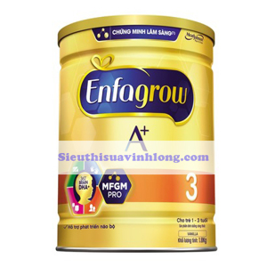Sữa bột Enfagrow A+ 3 - hộp 1800g (dành cho trẻ từ 1 - 3 tuổi)