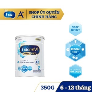 Sữa Enfamil A2 NeuroPro số 2 350g (Follow Up Formula, 6 - 12 tháng tuổi)