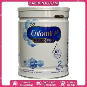 Sữa Enfamil A2 NeuroPro số 2 800g (Follow Up Formula, 6 - 12 tháng tuổi)