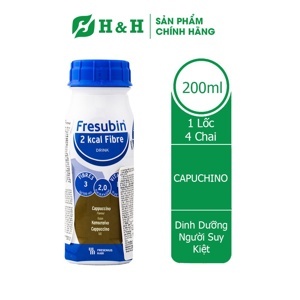 Sữa Fresubin Fibre - 200ml, lốc 4 chai