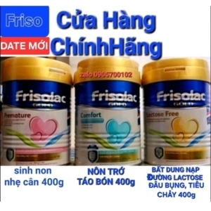 Sữa Frisolac Gold Lactose Free 400g