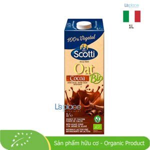 Sữa gạo Cacao hữu cơ Riso Scotti 1L