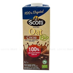 Sữa gạo Cacao hữu cơ Riso Scotti 1L