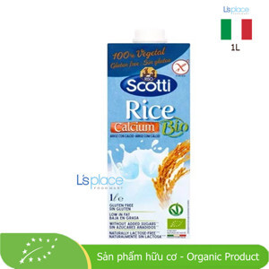 Sữa gạo Canxi hữu cơ Riso Scotti 1L