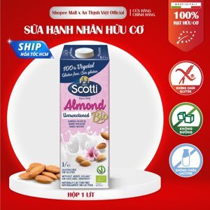 Sữa gạo hạnh nhân hữu cơ Riso Scotti 1L