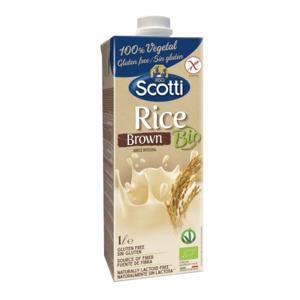 Sữa gạo nâu hữu cơ Riso Scotti 1L