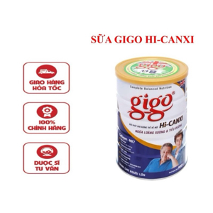 Sữa gigo hi-canxi 900g - sữa tiểu đường- ngừa loãng xương