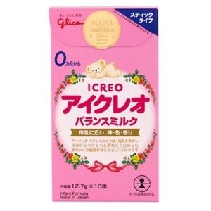 Sữa Glico Icreo số 0 - dạng thanh (dành cho trẻ từ 0-9 tháng tuổi)