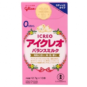 Sữa Glico Icreo số 0 - dạng thanh (dành cho trẻ từ 0-9 tháng tuổi)