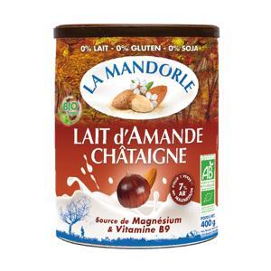 Sữa hạnh nhân hạt dẻ hữu cơ 400g - La mandorle