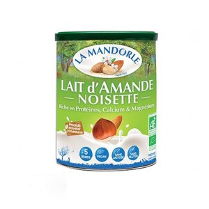 Sữa hạnh nhân hạt phỉ hữu cơ 400g - La mandorle