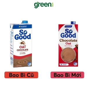 Sữa hạnh nhân hương socola So Good hộp 1 lít