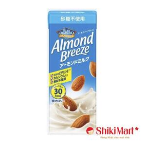 Sữa hạnh nhân không đường Pokka Almond Breeze Sugar Free 200ml