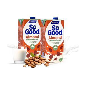 Sữa hạnh nhân không đường So Good hộp 1 lít