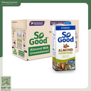 Sữa hạnh nhân không đường So Good hộp 1 lít