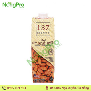 Sữa hạt hạnh nhân không đường 137 Degrees 1L