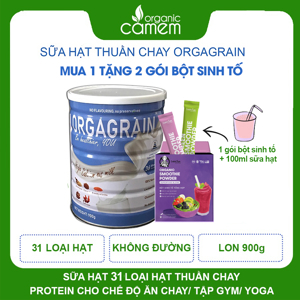 Sữa hạt thuần chay Orgagrain lon 900g