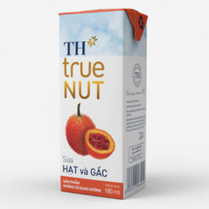 Sữa hạt và gấc TH True Nut lốc 4 x 180ml