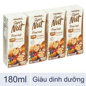 Sữa hạt Vinamilk Super Nut (4x180ml)