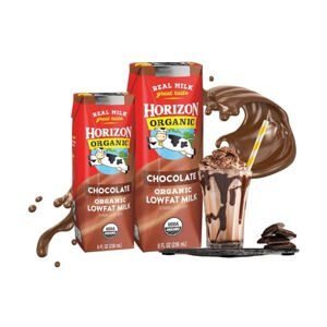 Sữa hữu cơ tách béo Horizon Organic vị chocola hộp 236ml