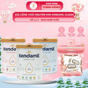 Sữa Kendamil Organic số 1- 800g, dành cho bé từ 0-6 tháng