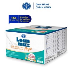 Sữa Lean Max Hope - 900g, dành cho bệnh nhân ung thư