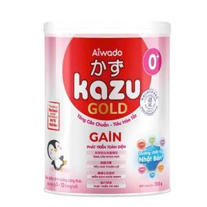 Sữa mát tăng cân Kazu Gain Gold 0+ 350g (0 – 12 tháng)