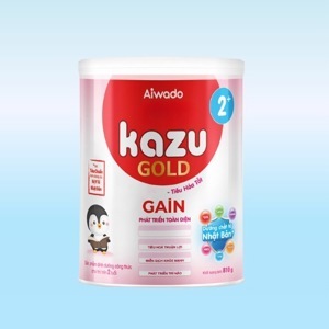 Sữa mát tăng cân Kazu Gain Gold 2+ 810g (trên 24 tháng)