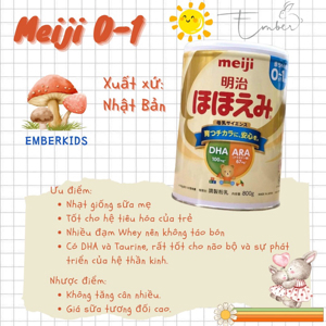 Sữa Meiji Growing Up Formula 800g ( 1-3 tuổi)