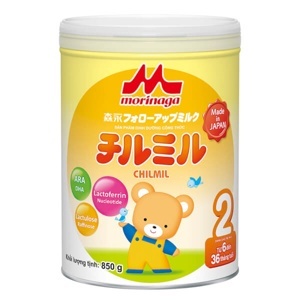 Sữa bột Morinaga Chilmil số 2 - hộp 850g (dành cho trẻ từ 6 - 36 tháng)