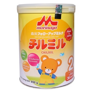 Sữa Morinaga Chimil số 2 850g (6 - 36 tháng)