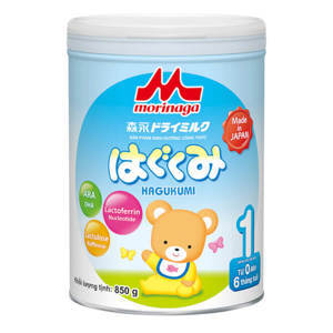 Sữa bột Morinaga Hagukumi số 1 - hộp 850g (dành cho bé 0-6 tháng)