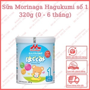 Sữa bột Morinaga Hagukumi số 1 - hộp 320g (dành cho bé 0 - 6 tháng)