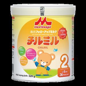 Sữa bột Morinaga Chilmil số 2 - hộp 320g (dành cho trẻ từ 6 - 36 tháng)