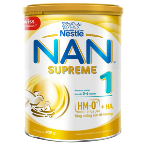 Sữa Nan Supreme số 1 - 400g (dành cho trẻ 0-6 tháng tuổi)